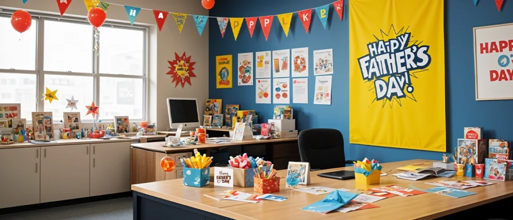 Office Decoration and Ambiance for Fathers Day