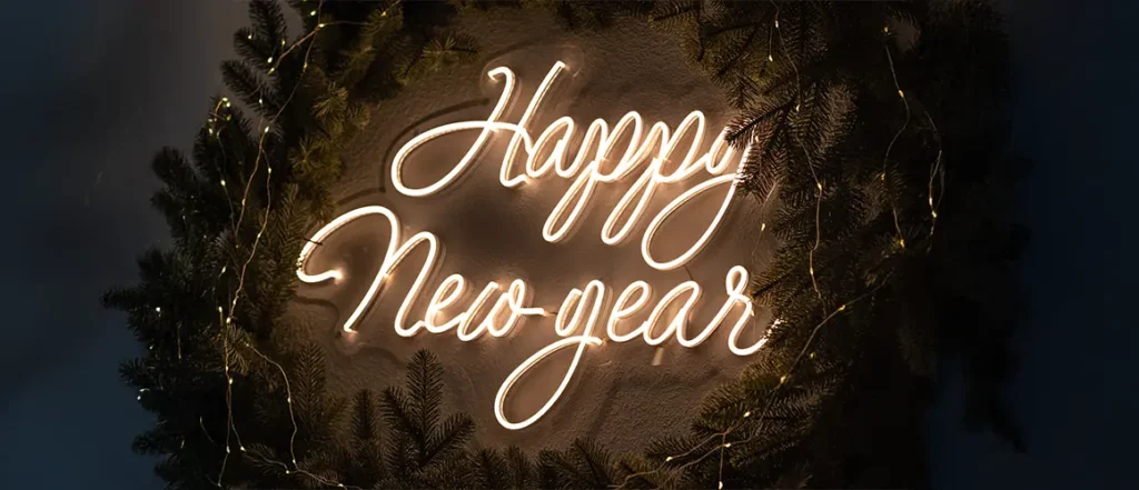 Glow Into The New Year: Neon Signs for Unforgettable Holiday Marketing