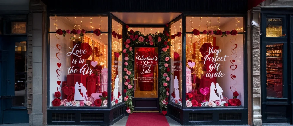 Tips to Create a ‘Love at First Sight’ Shopfront This Valentine’s Day