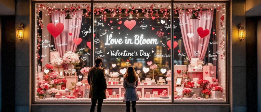 Incorporating Shopfront Ideas for Valentine’s Day Sales